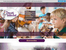 Tablet Screenshot of donesytalentos.org